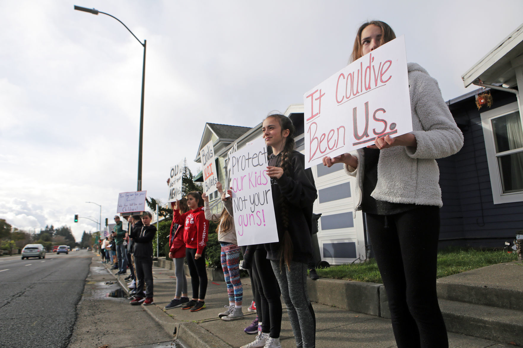 Blue Oak students, National School Walkout